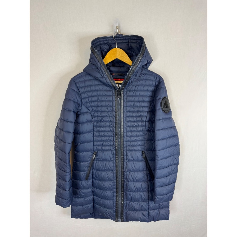 Pajar Canada Lyvien Navy Blue Packable Puffer Jacket 3M Thinsulate Womens Medium